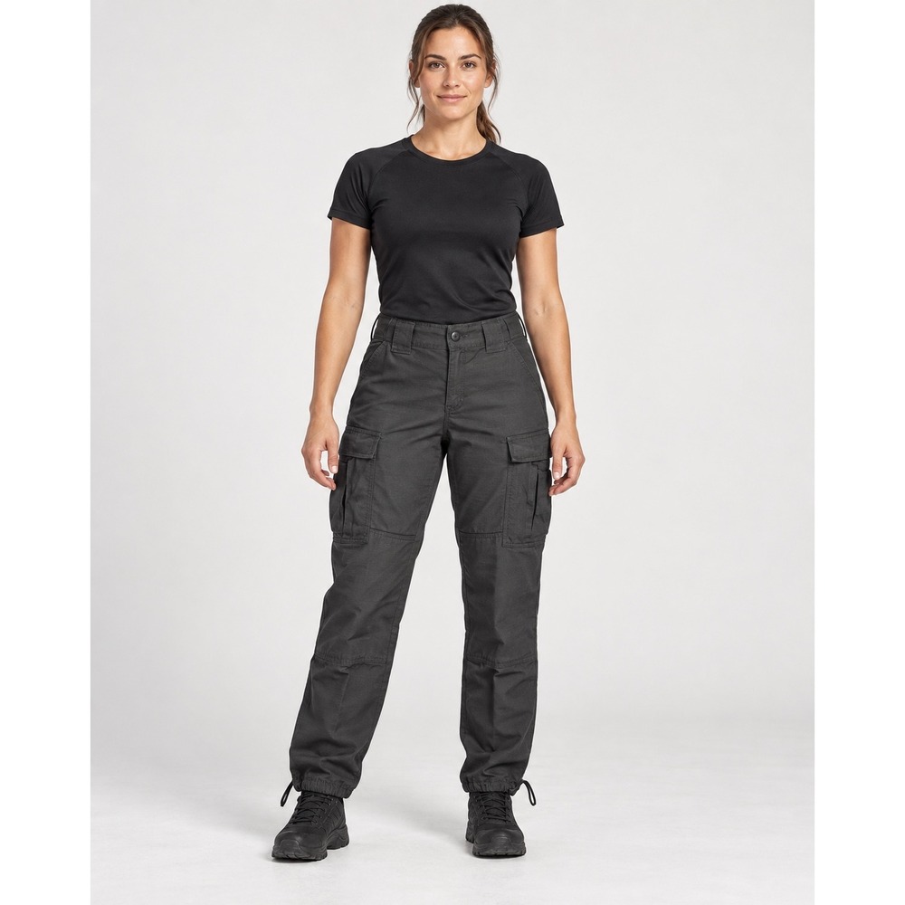 5.11 Tactical Womens Cargo Pants Size 2 Black Ripstop Utility Hiking Workwear